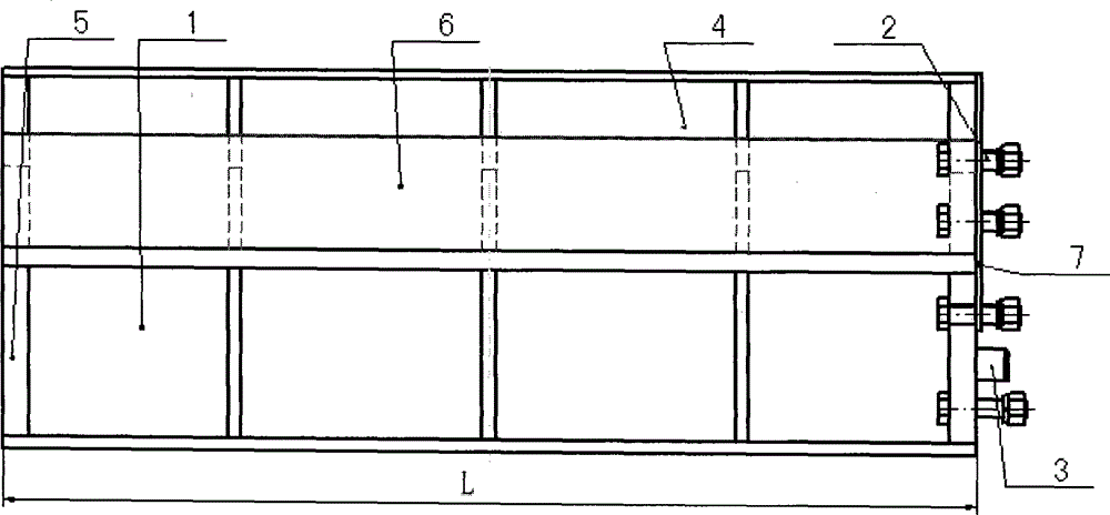 Reversed loader lap joint middle trough with guide mechanisms