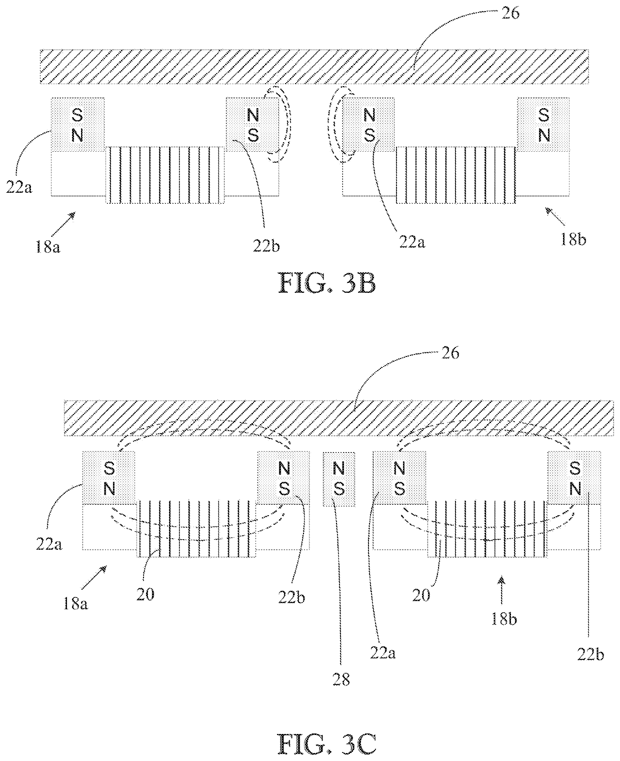 Power generator assembly comprising a non-rotating part and an electric device included on a rotating part