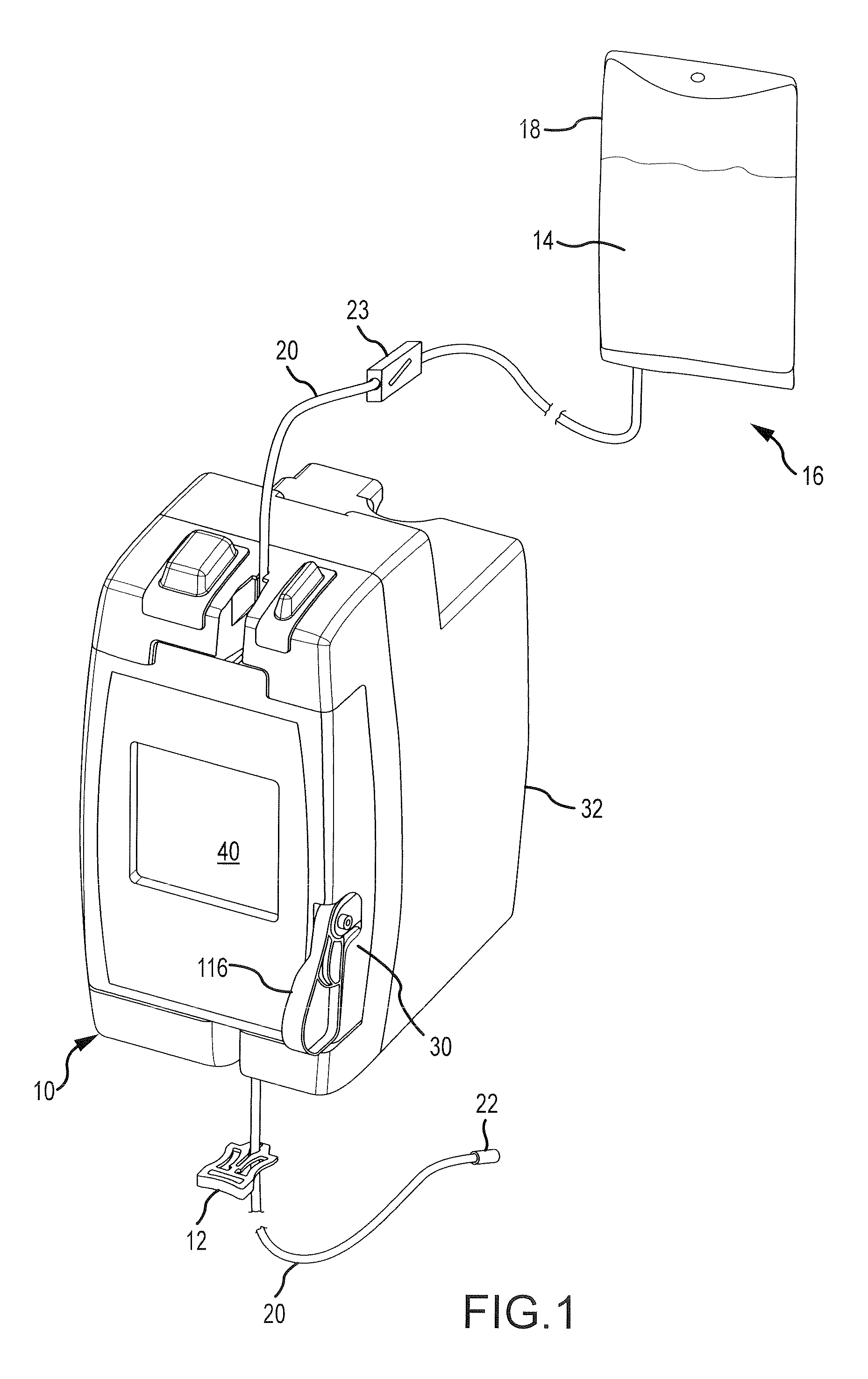 Infusion pump and method which inhibits unintended tubing withdrawal