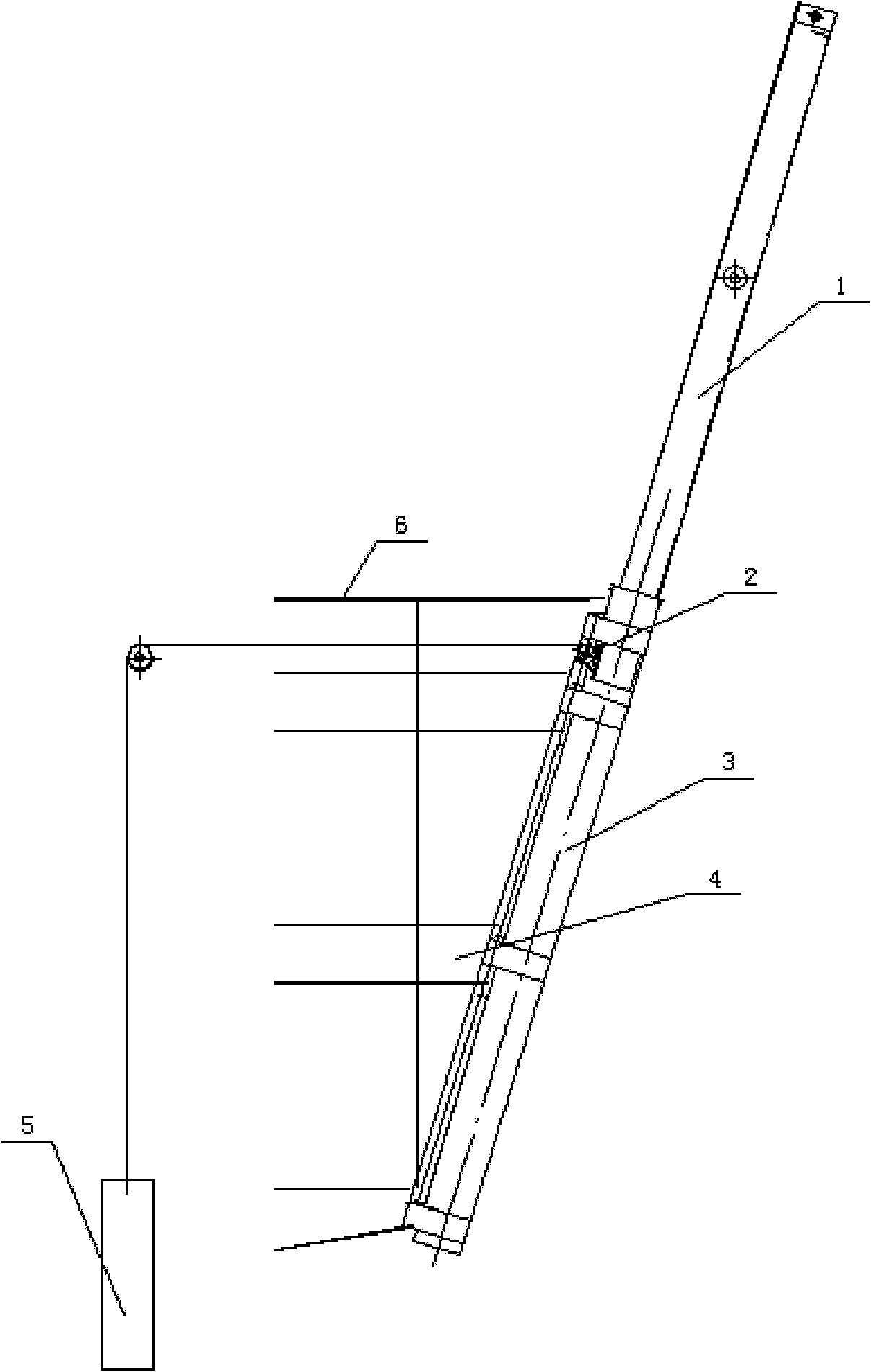 Large-scale lifting screen performance machine with long-span synchronous lifting arm