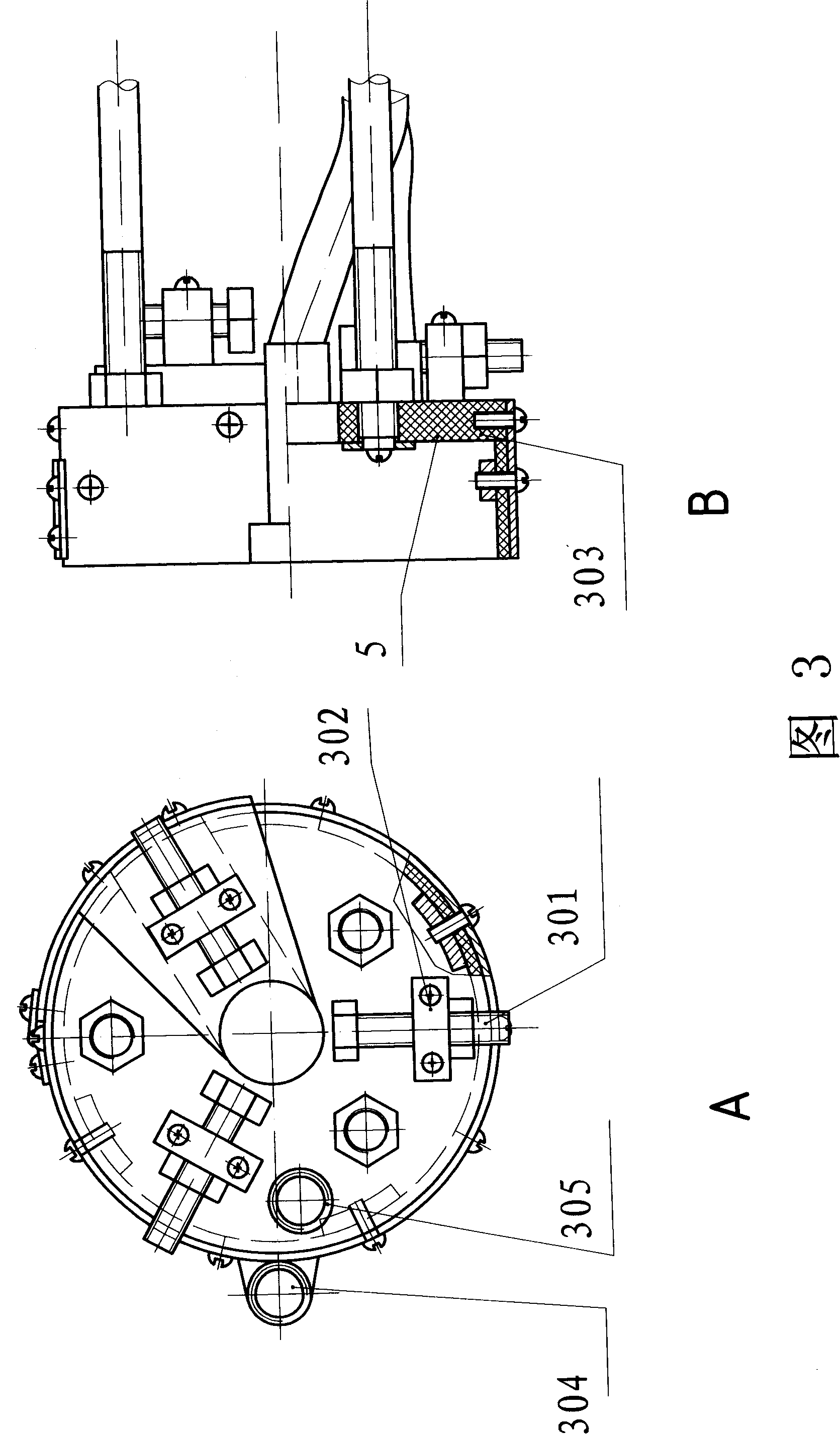 Buried arc stud welding machine and operation method thereof