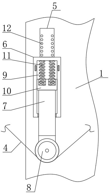 Roll changing and rolling buffer device of middle-high voltage corrosion foil production line