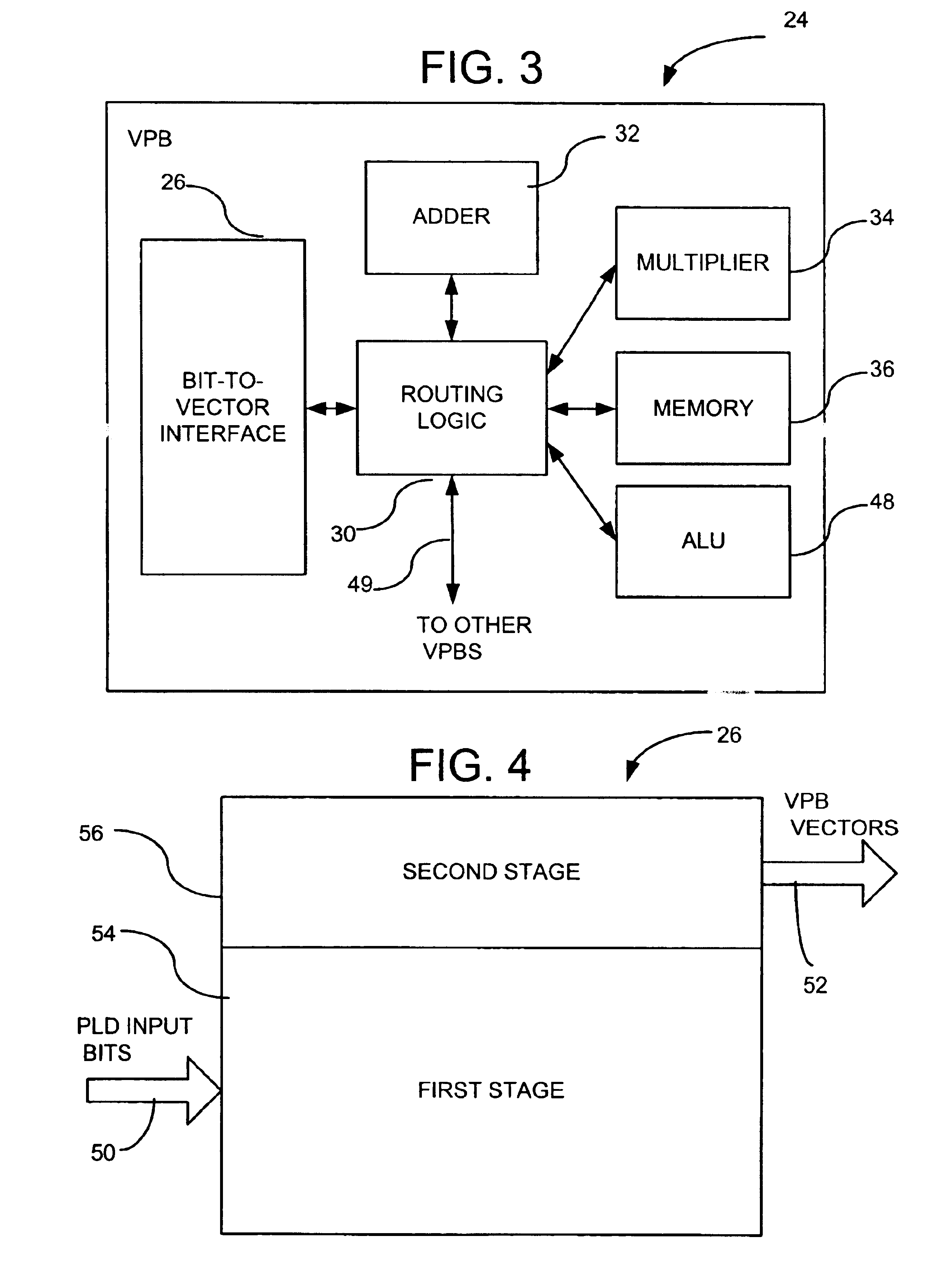 Converting bits to vectors in a programmable logic device