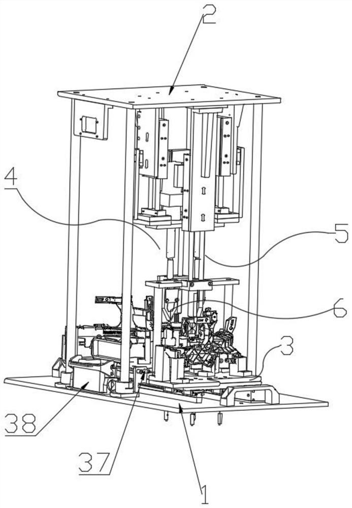 Jig for automatically locking and assembling screws in car headlights