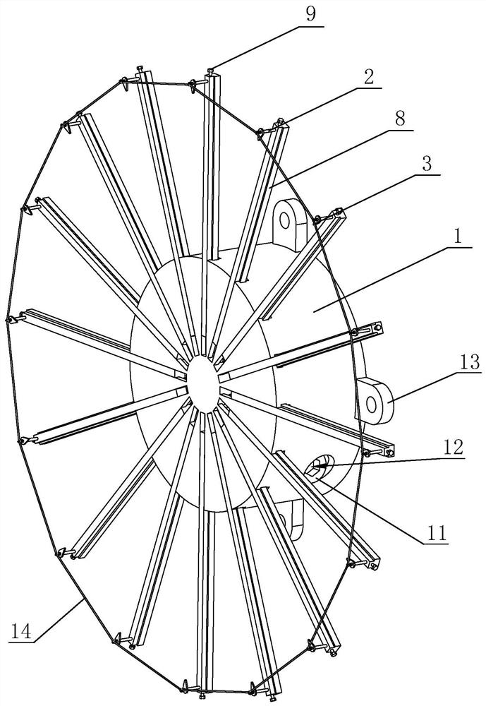 A kind of disc stone dry-hanging veneer