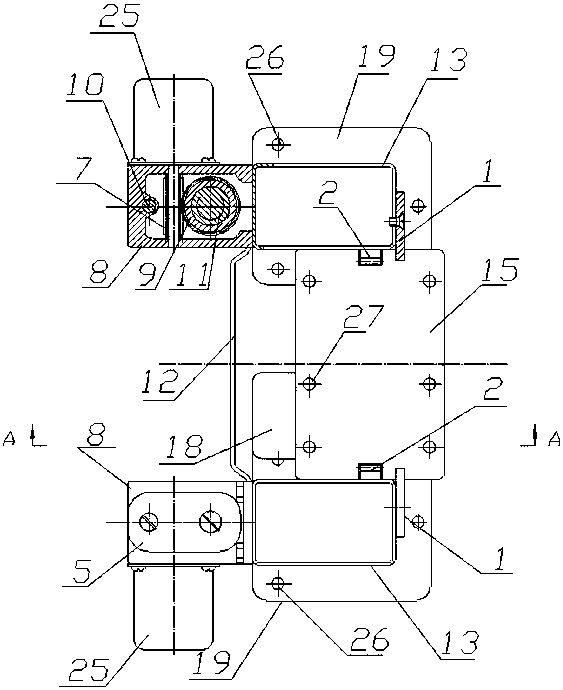 A vertical lifting mechanism of an automatic and semi-automatic wall plastering machine