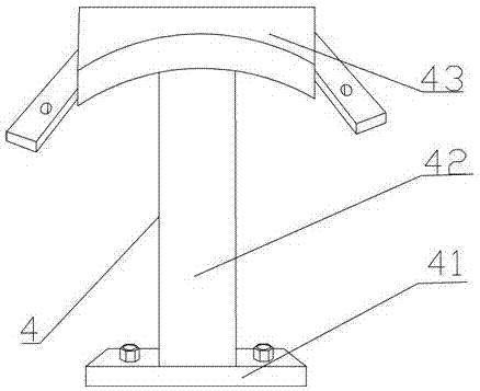 Supporting frame for tree transplanting