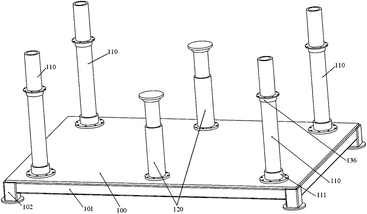 Ball serving device of pipe cleaning device