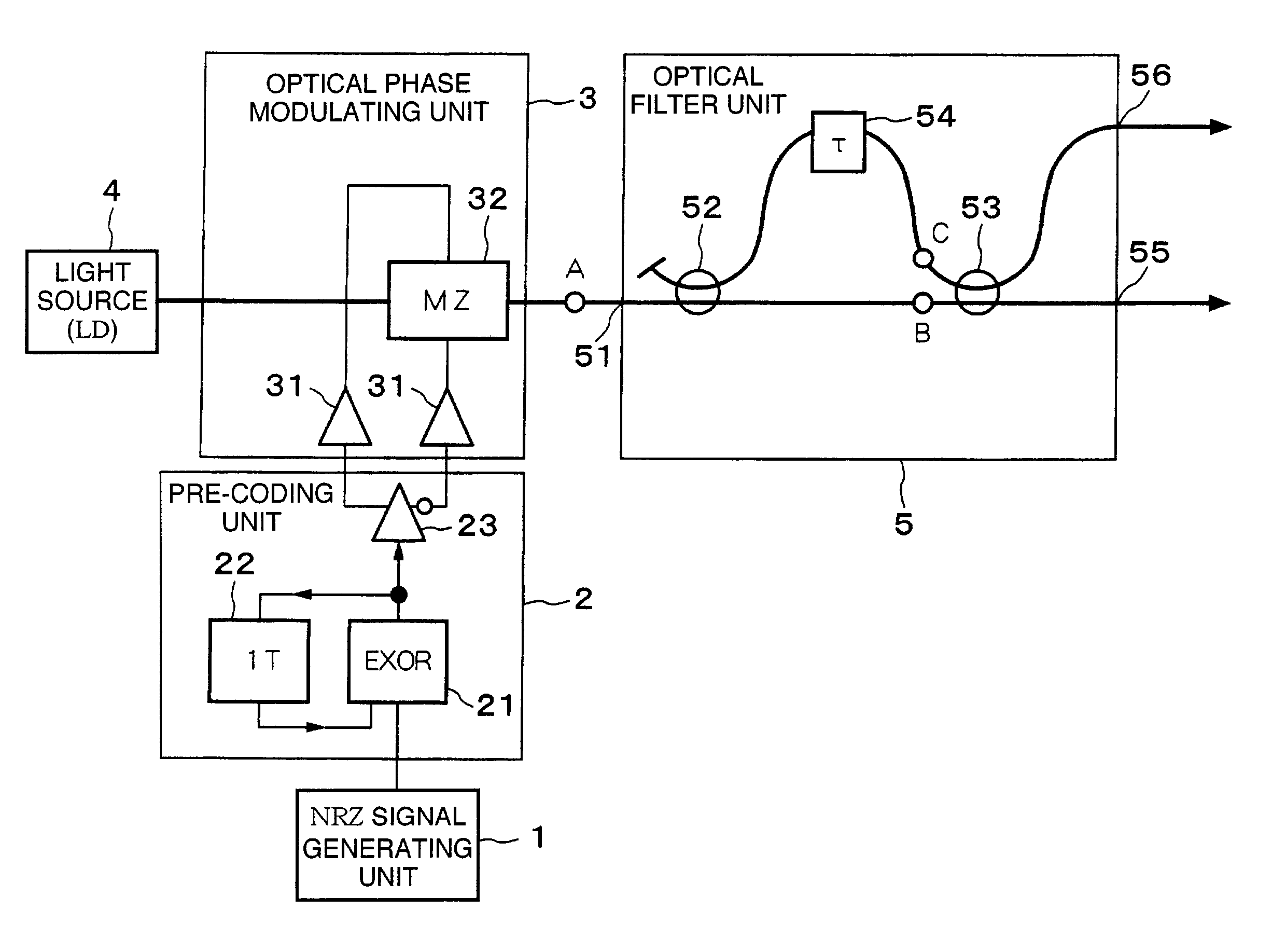 Optical transmitter and optical transmission system