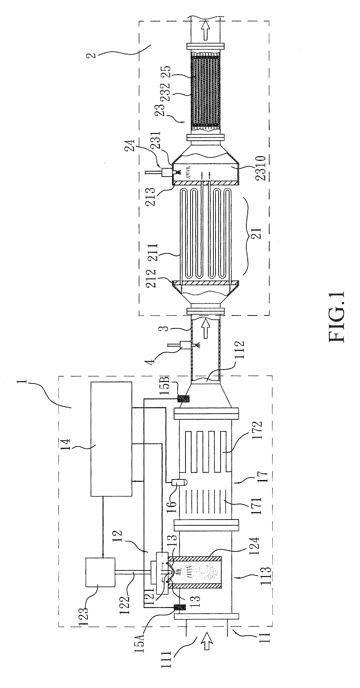 Instantaneous neutralization and purification device for smoke and exhaust gas discharged from automobile