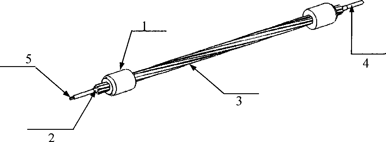 Intelligent steel strand based on optical fiber Brillouin sensing and preparation and full dimension monitoring method thereof
