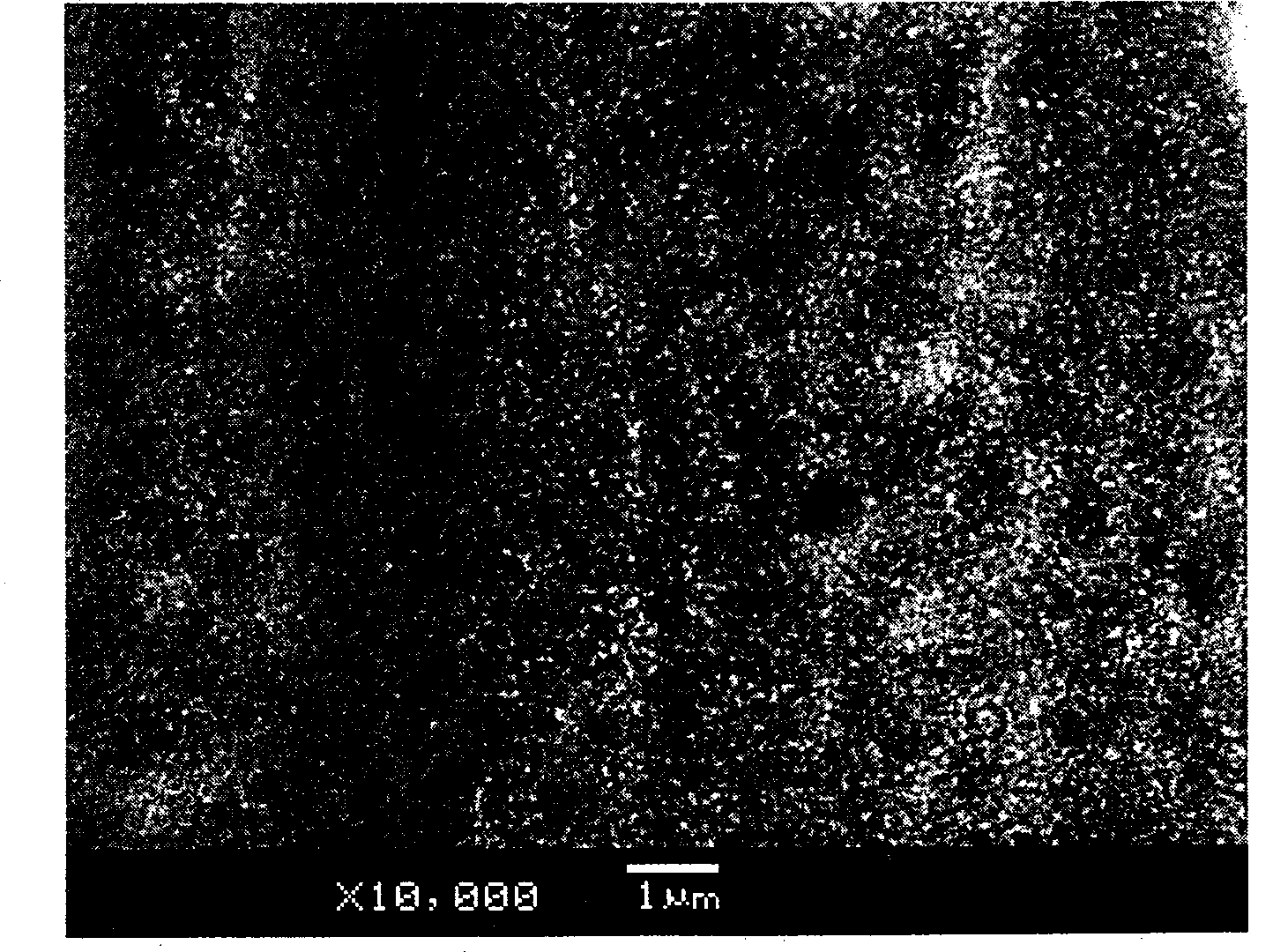 Nanometer porous tungsten trioxide material and its Preparation and application