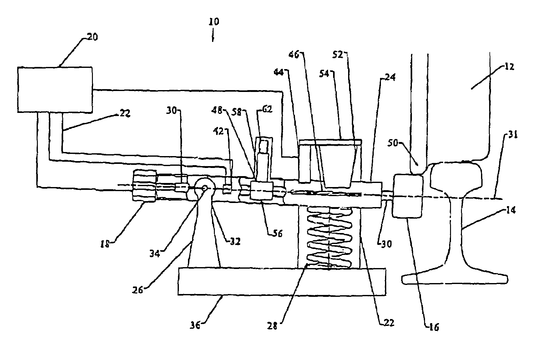 System for detecting sliding of a wheel travelling along a track