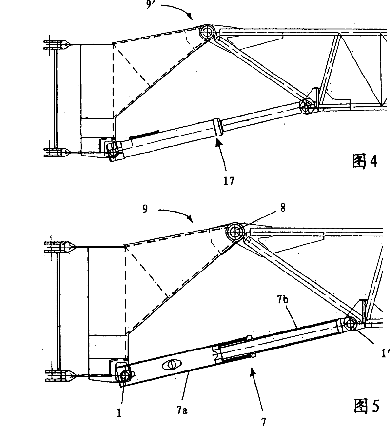 Folding pinnacle bending device