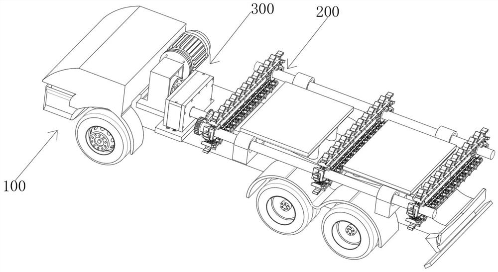 Transverse transmission mechanism of intelligent conveyor vehicle