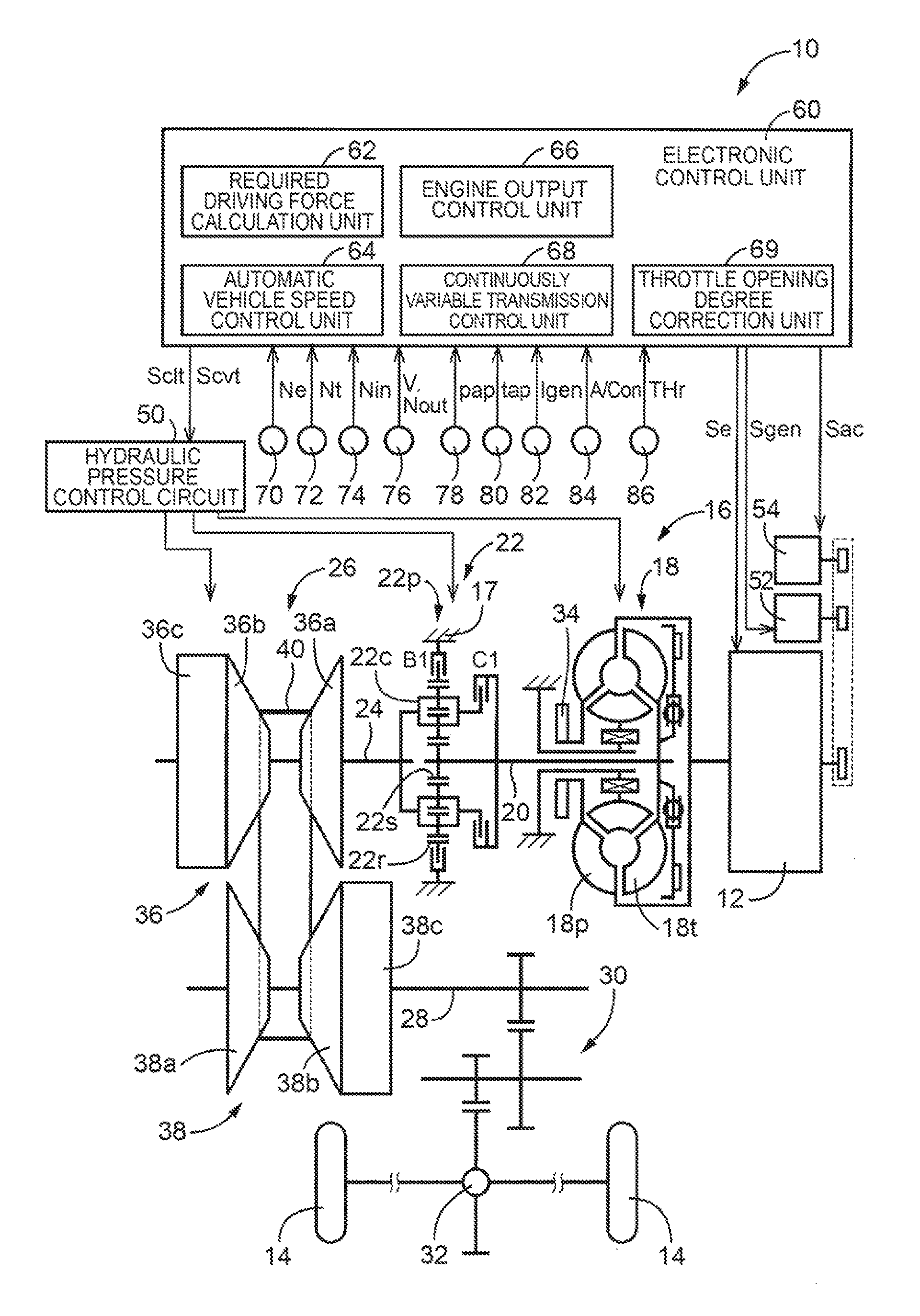 Control apparatus for vehicle