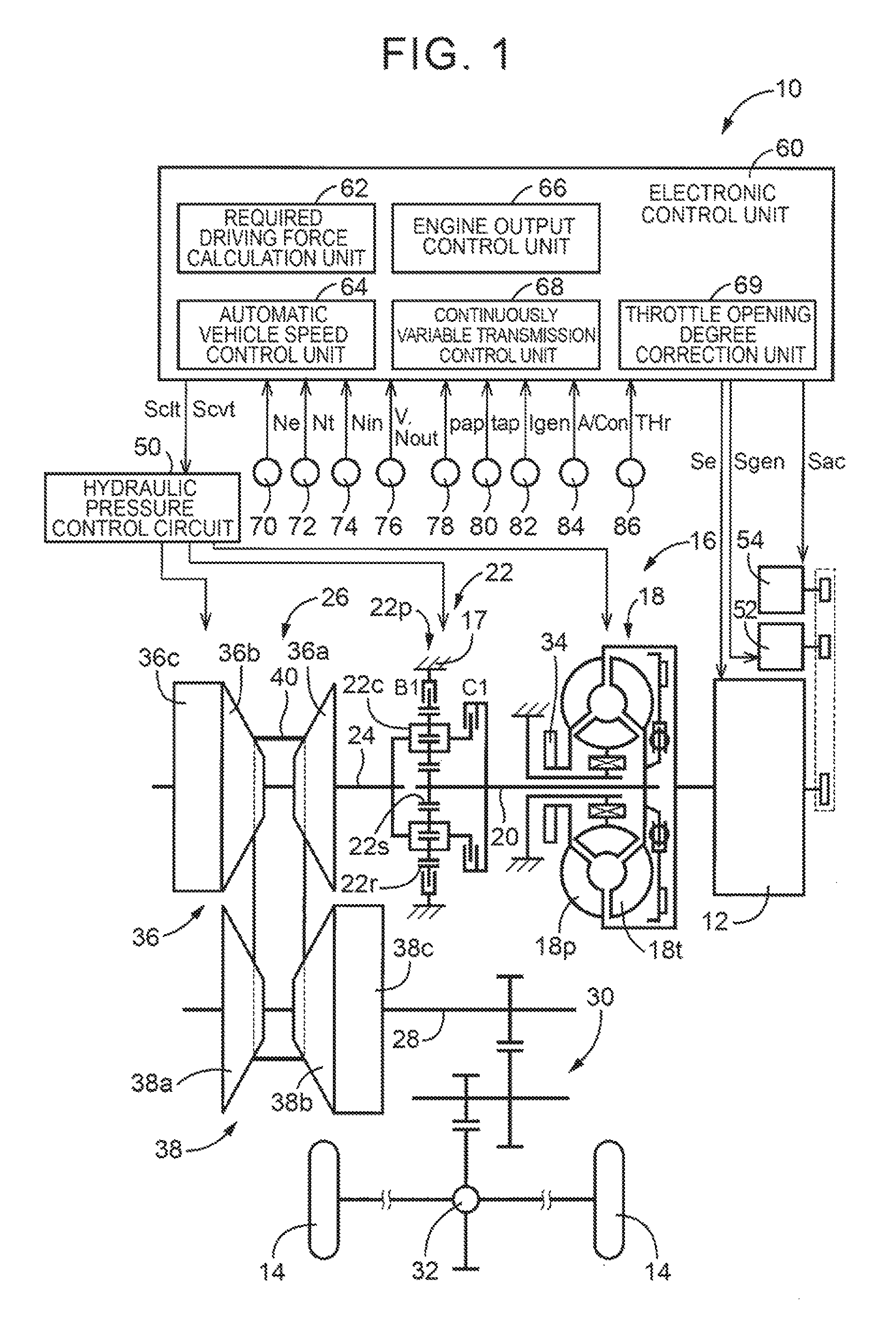 Control apparatus for vehicle