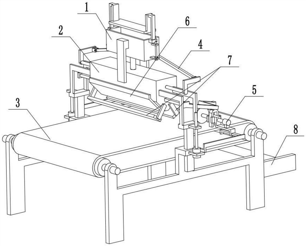 Melt-blown cloth and preparing system and preparing process thereof
