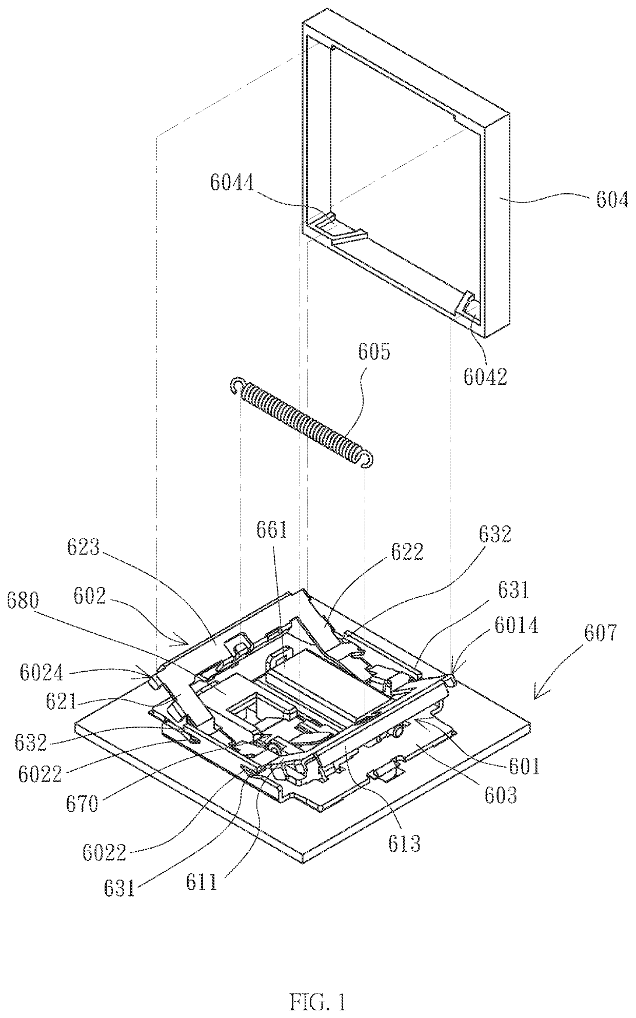 Keyswitch assembly and support mechanism thereof