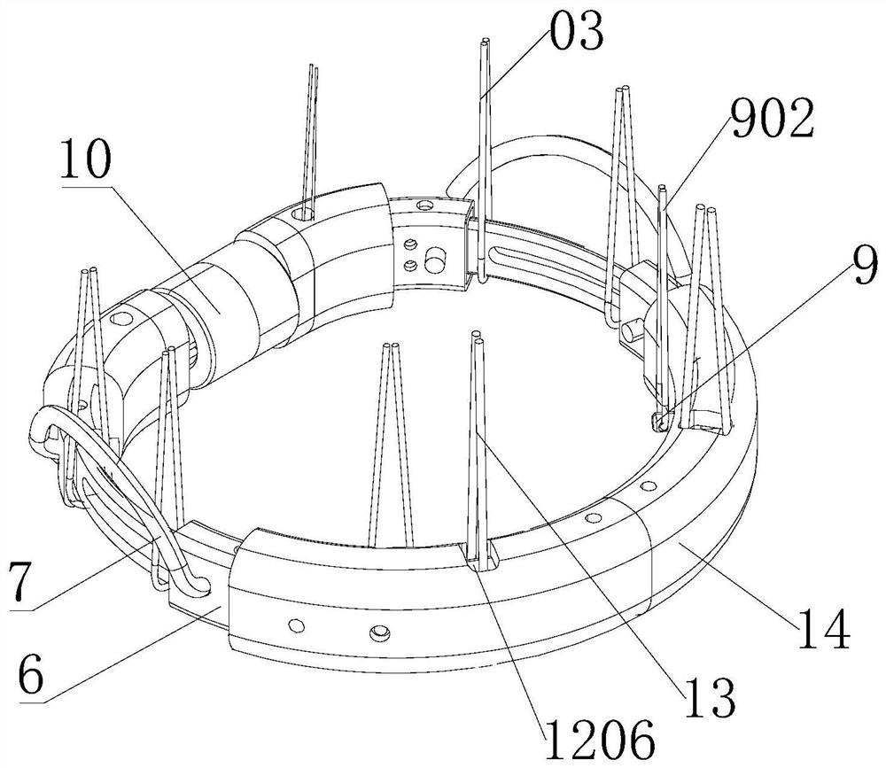 Valvuloplasty ring repairing device