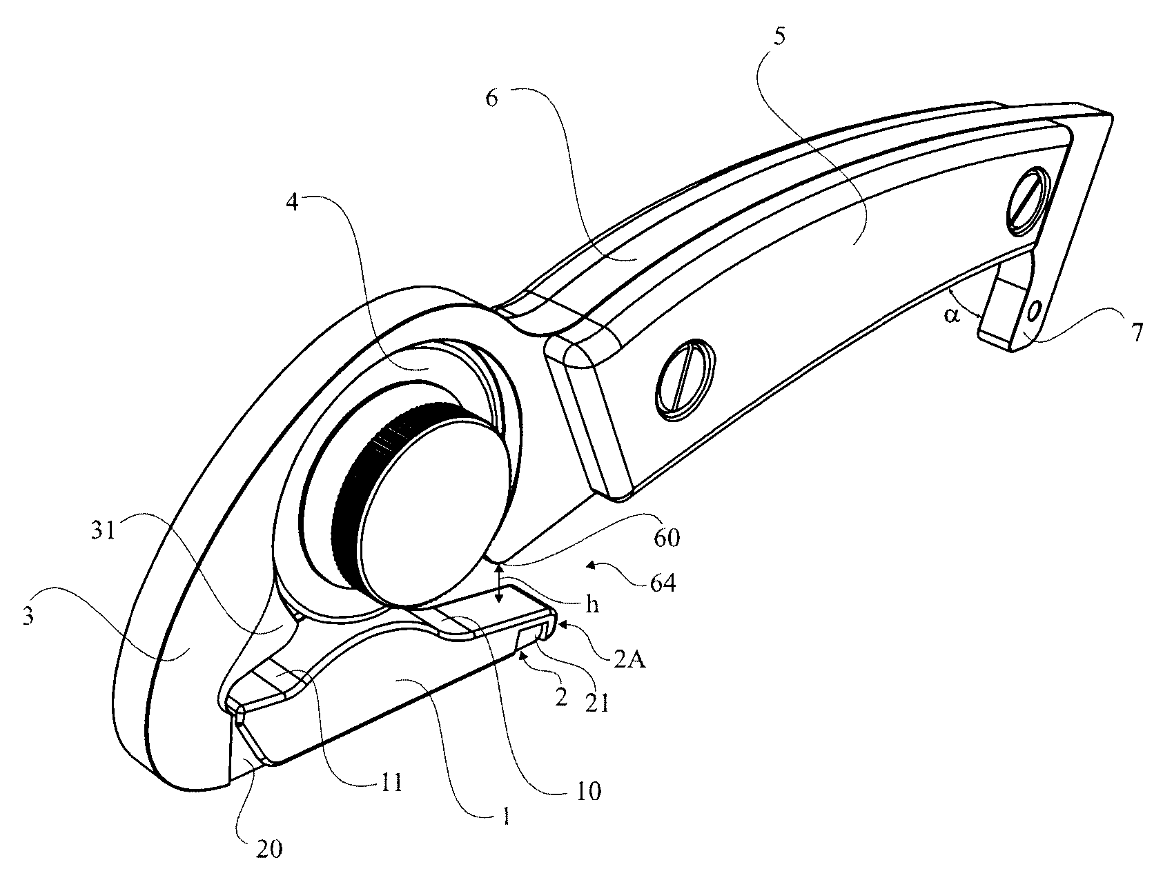 Hand-held cutting device