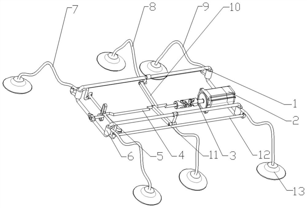 Bionic hexapod topping robot