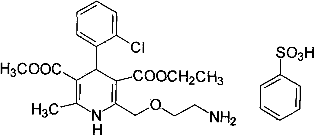 Synthesis method of amlodipine free alkali