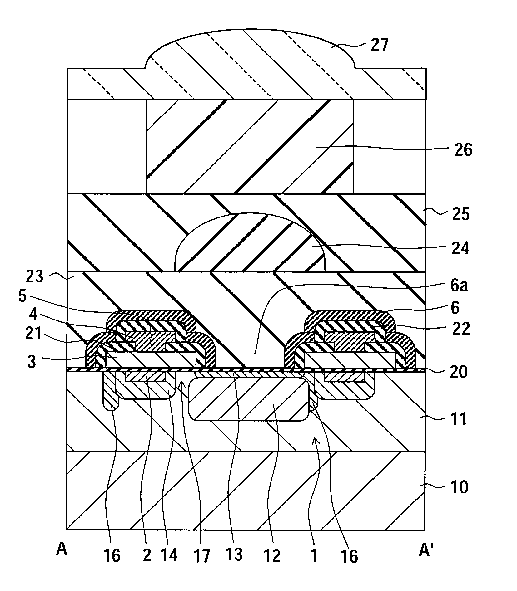 Solid-state imaging device, production method and drive method thereof, and camera