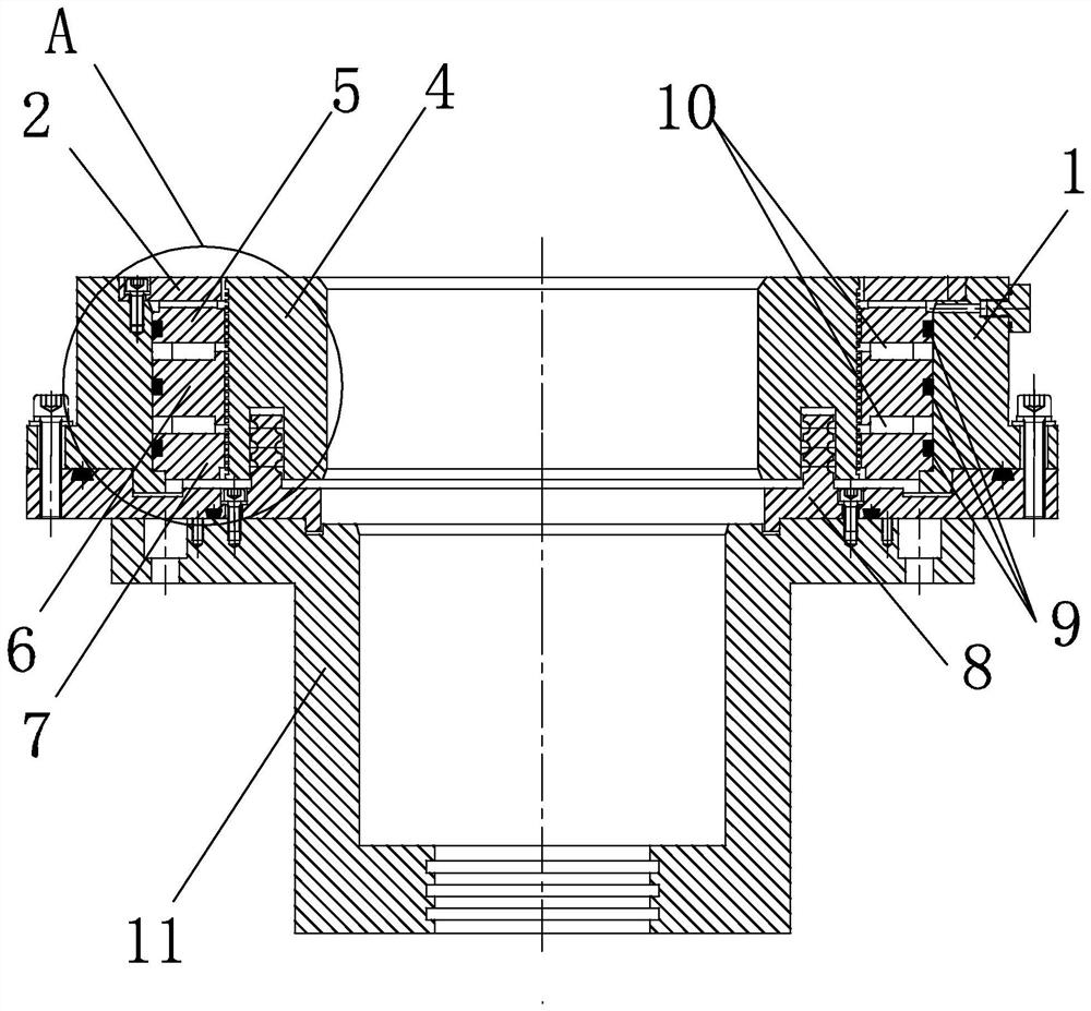 Magnetic fluid dynamic seal device and preparation method of magnetic fluid