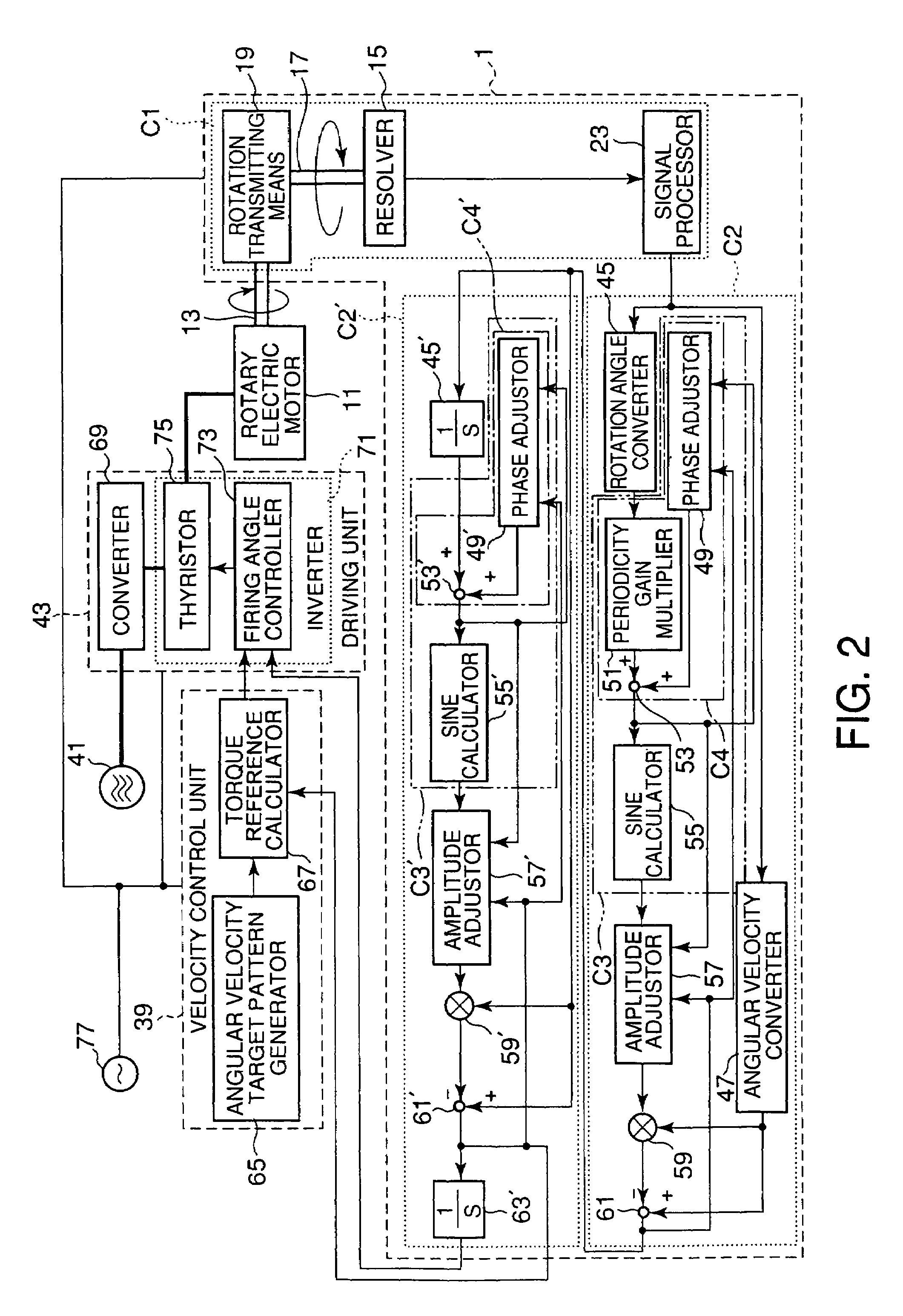 Rotation detection device