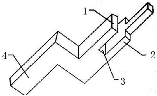 An assembly and positioning structure of the main combustion hole liner on the flame tube