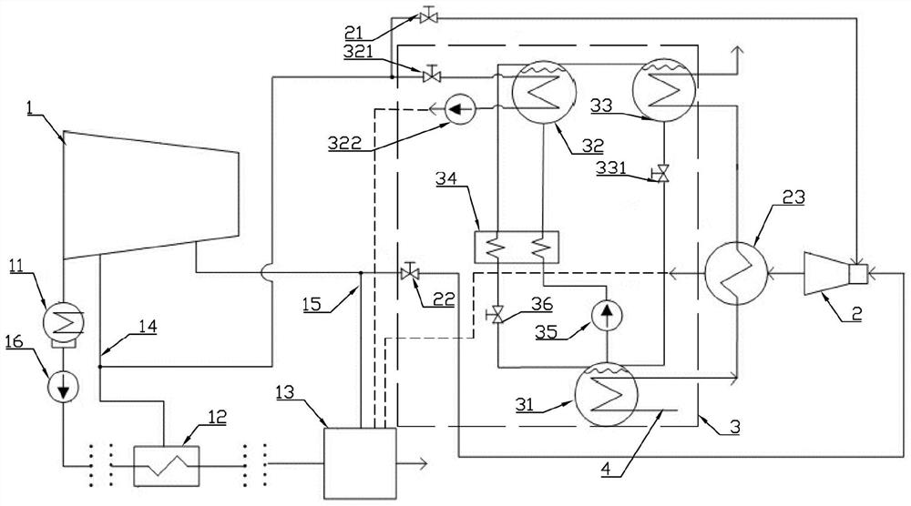 Combined heat and power generation system and method provided with absorption heat pump and steam ejector