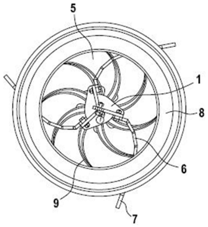 Submersible agitator device for circulating drinking water