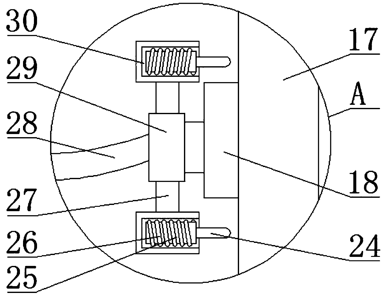 Industrial computer information security processing device