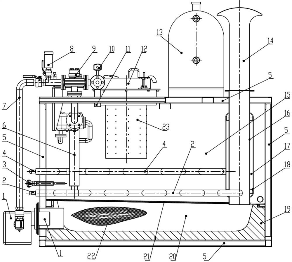 Instant heating type asphalt tank with heat preservation function