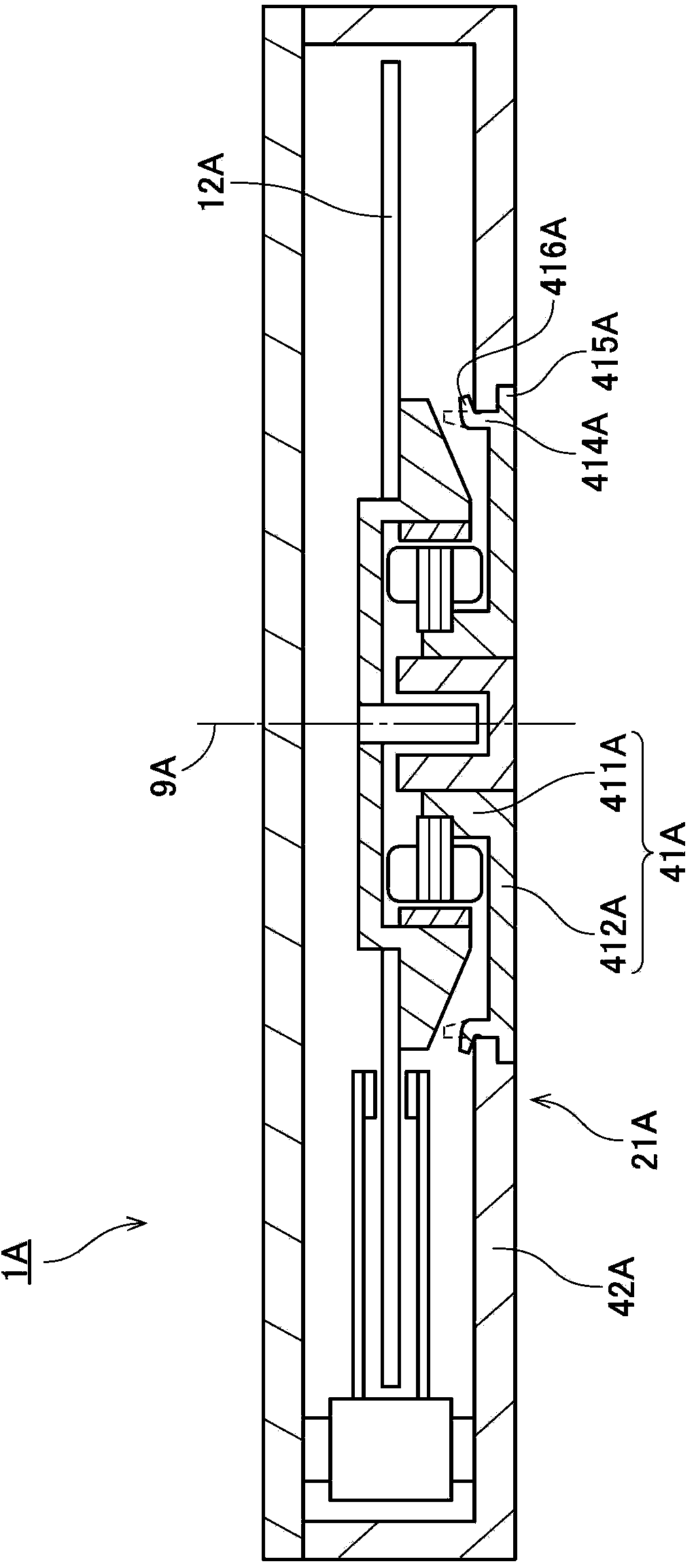 Base plate, base unit, motor and disk drive apparatus