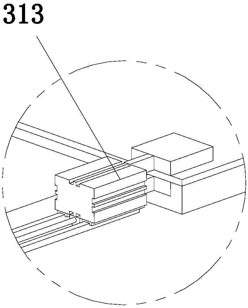 Rotating pulling and tailoring device for nonwoven fabric