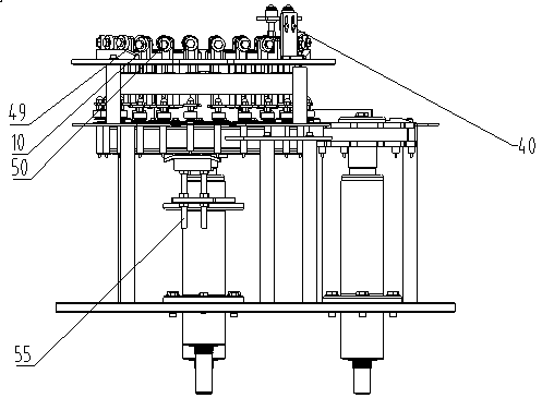 Syringe printing positioning mechanism