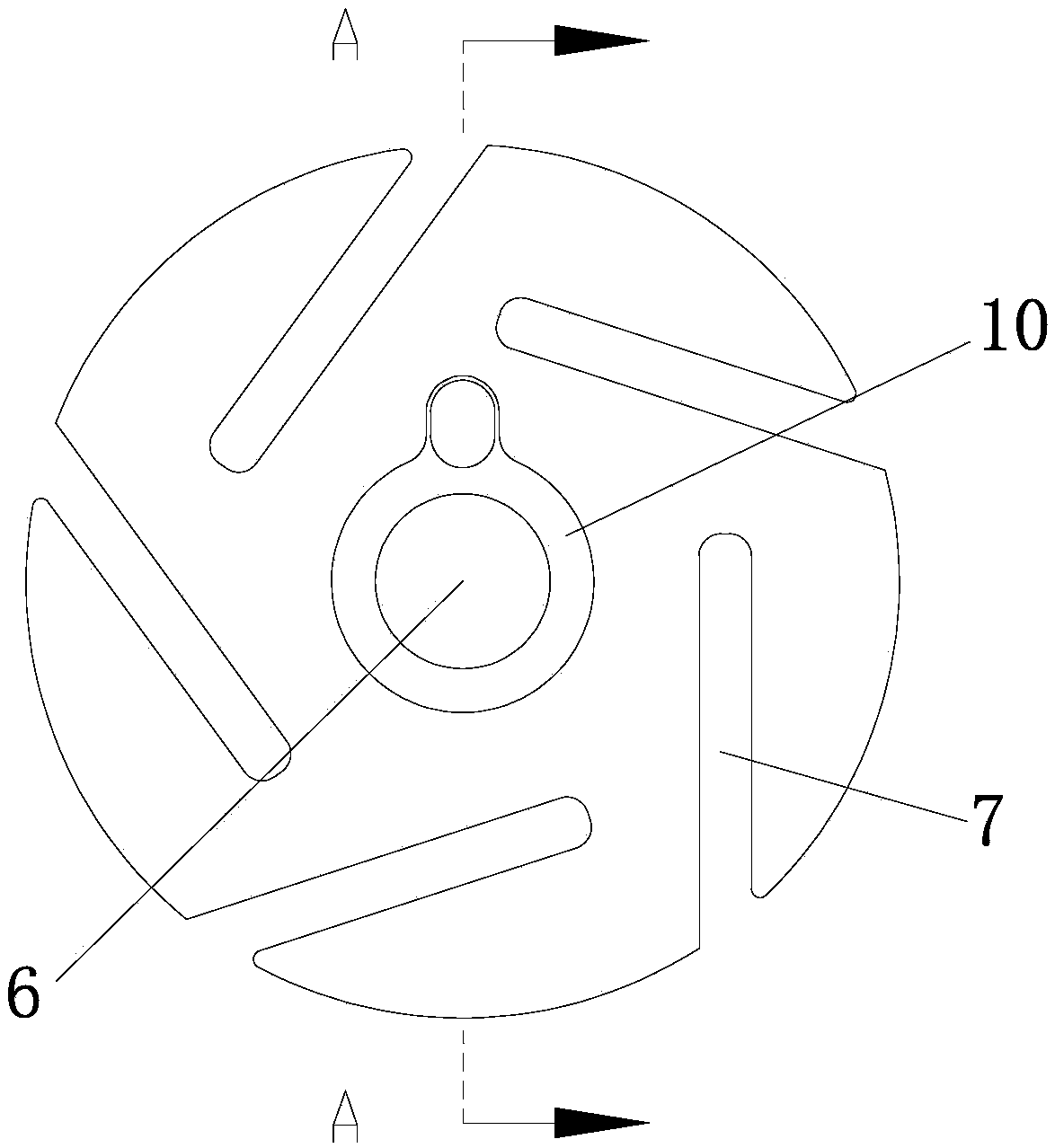A processing method of graphite vane pump rotor and its special fixture