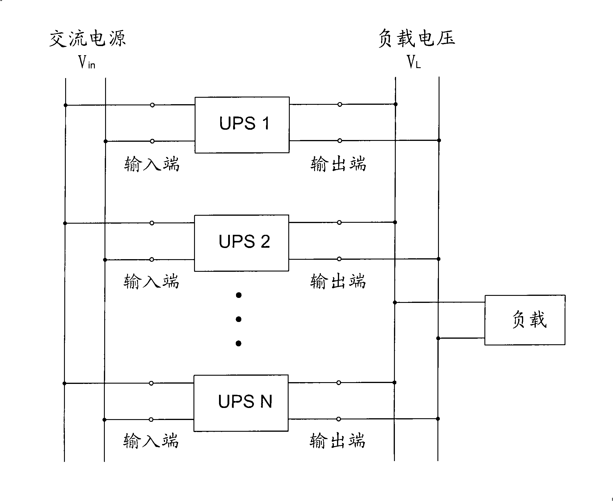 Uninterrupt power supply system with parallel operation function
