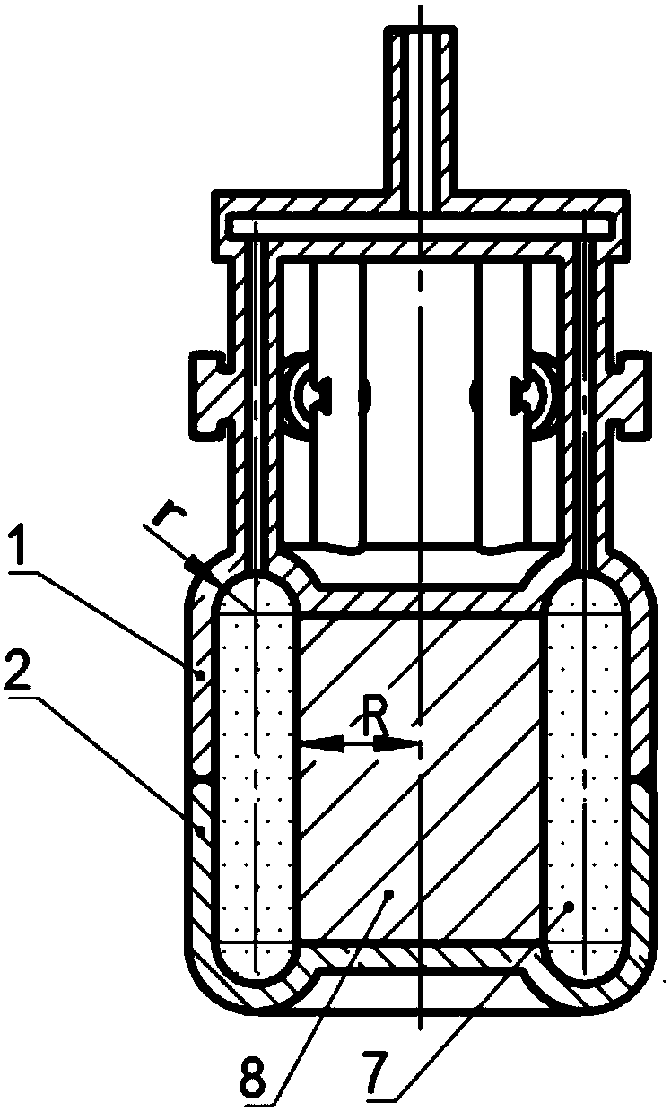 Method of preparing annular part from Ti2AlNb alloy and TiAl powder