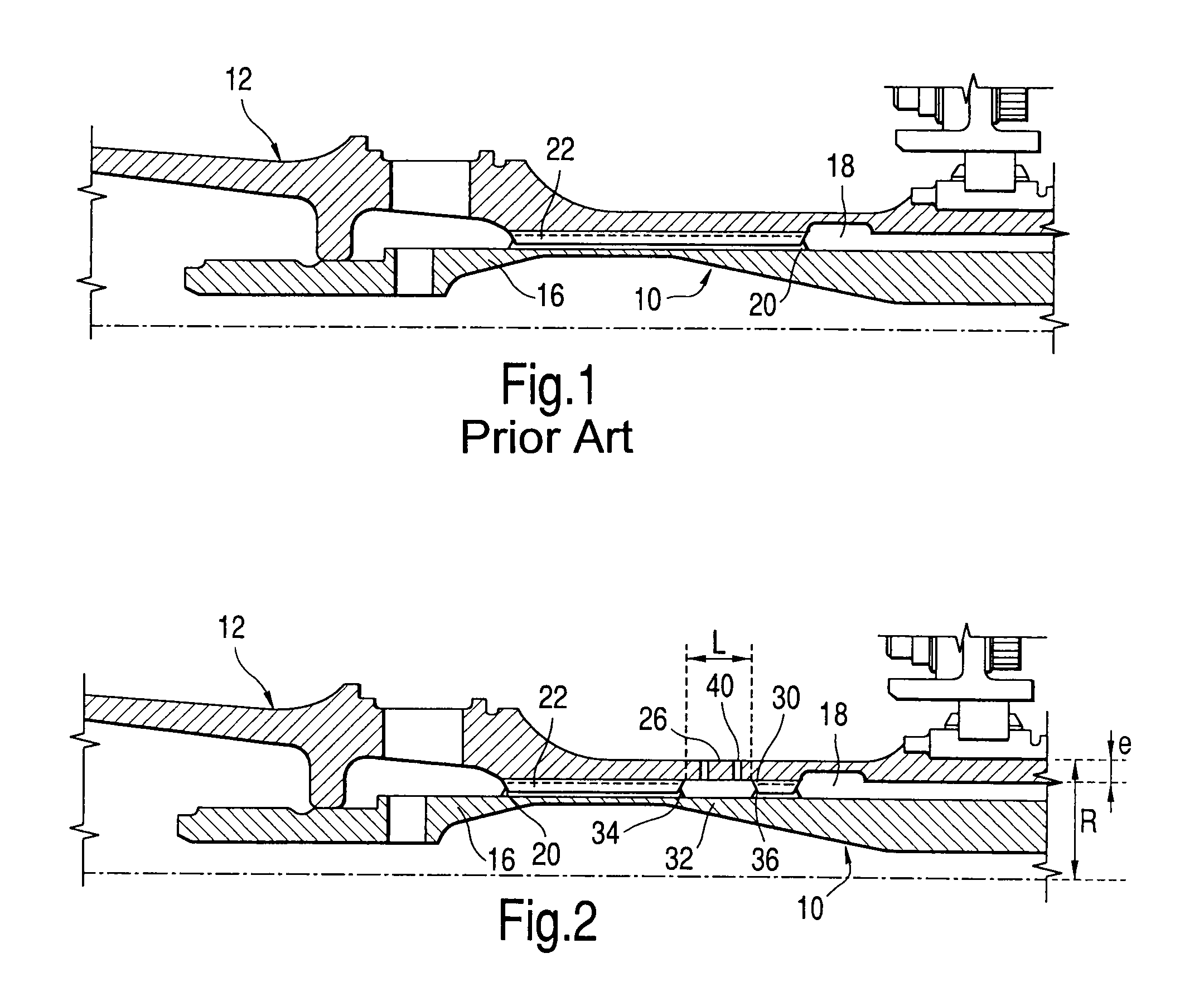Device for connecting two rotating shafts, in particular in a turbomachine