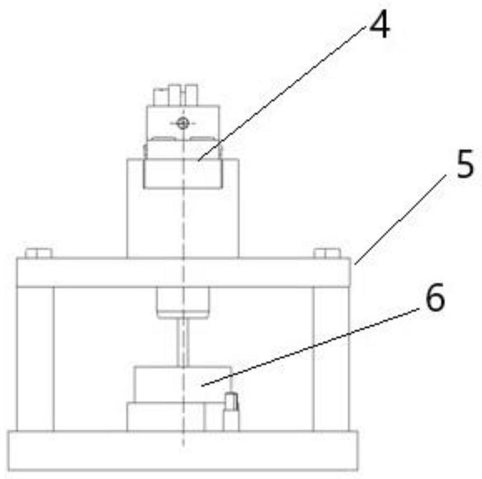 Method and device for measuring symmetry degree of spherical axis to excircle axis