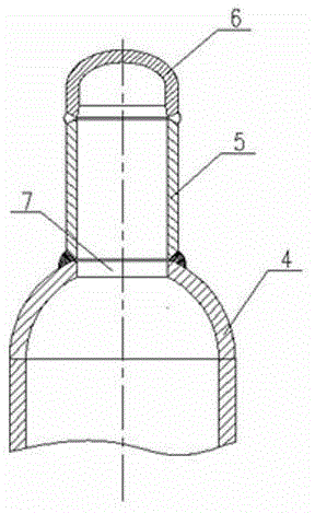 Sealing device for hand holes of circulating fluidized bed boiler header