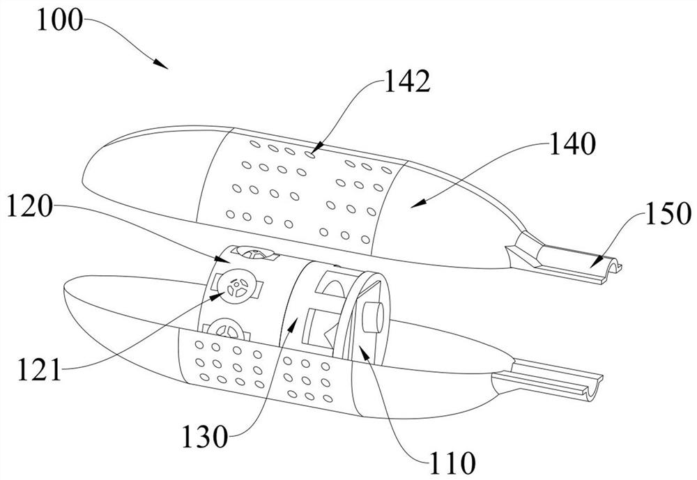 Sound generating device and system for wind tunnel test