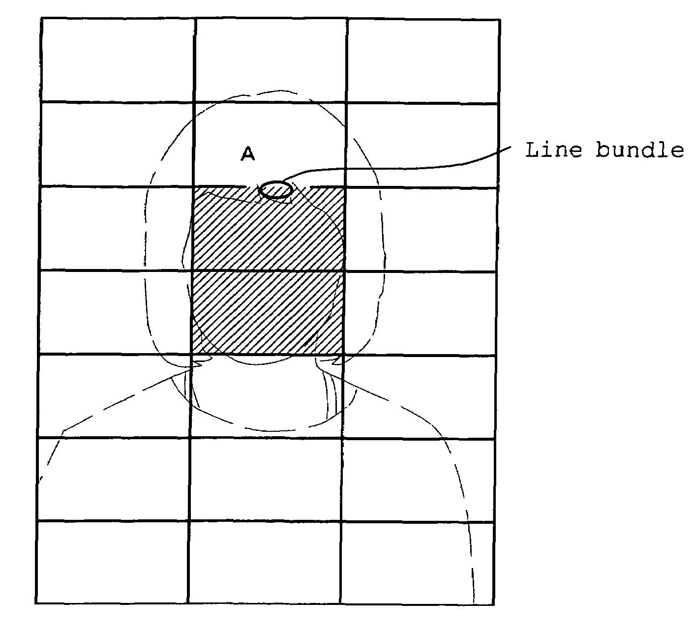 Method for automatic identification of a hair region