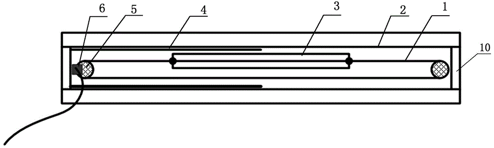 Gate plate type energy-saving switchable glass