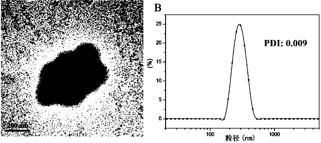 Core-shell magnetic composite particle coated with phosphorylcholine-containing polymer and preparation method thereof