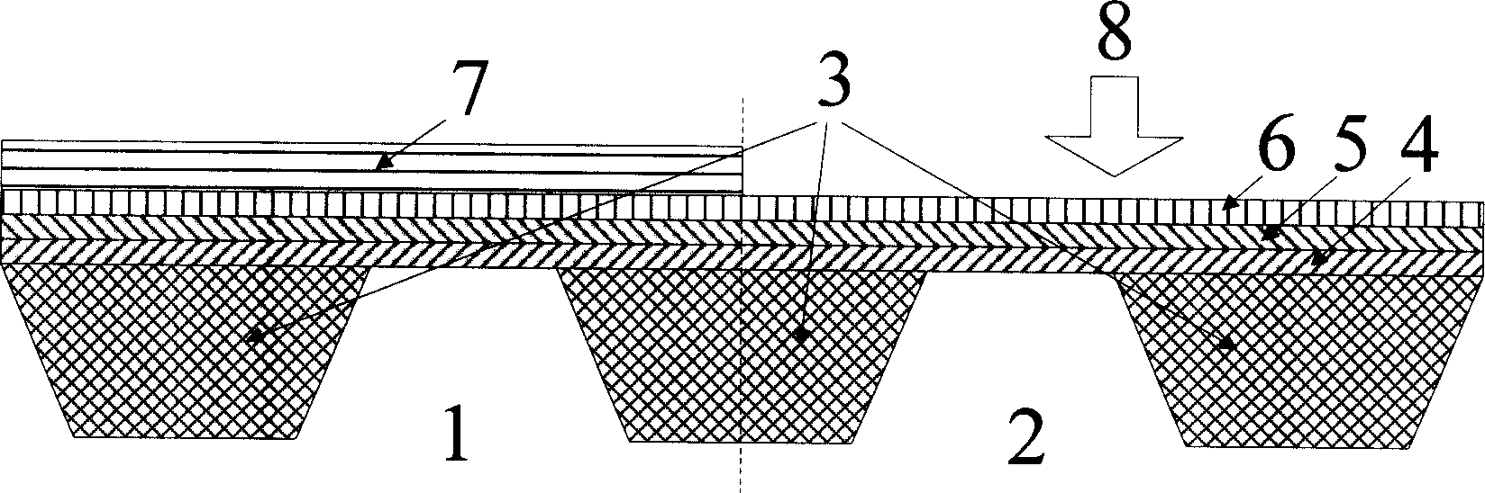 Method for protecting silicon oxide layer in low-voltage field by CMOS high-voltage process