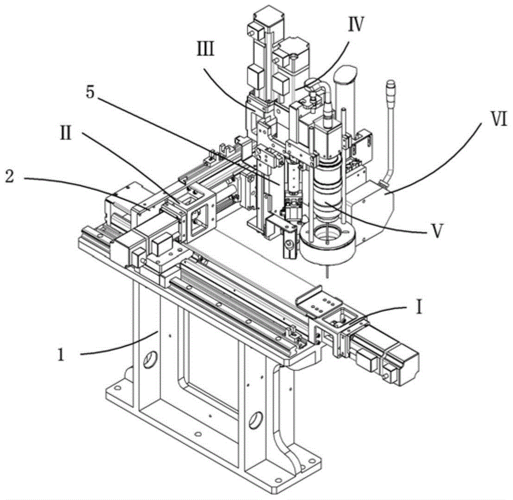 A dispensing and curing mechanism for assembling small parts of electronic products